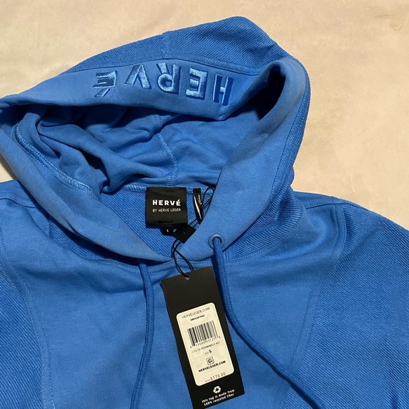 Herve Leger cropped sleeveless hooded sweatshirt - Picture 3 of 3